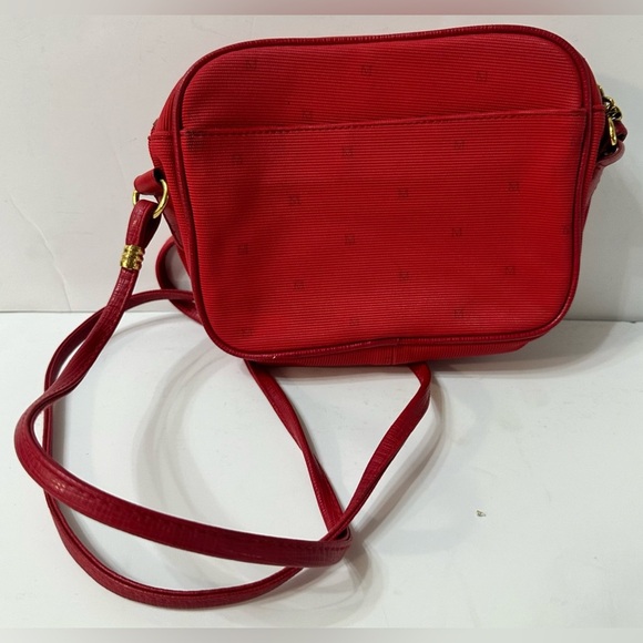 ✨ Vintage Monet Red Monogram Crossbody ✨ - Picture 4 of 9